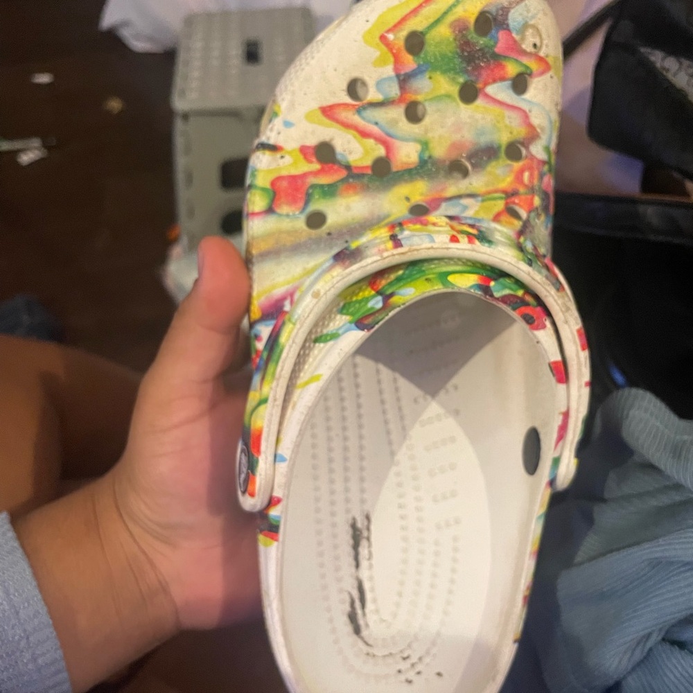 CROCS Kids Sandals with Multicolor Splash